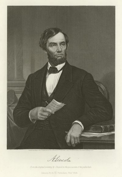 Abramo Lincoln da Alonzo Chappel