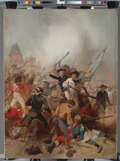 Battaglia di Bunker Hill, 17 giugno 1775 da Alonzo Chappel