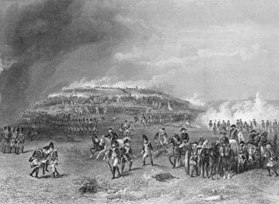 Battaglia di Bunker Hill, 17 giugno 1775, inciso da John Godfrey da Alonzo Chappel