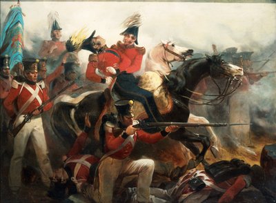 Morte del generale Ross nella battaglia di Baltimora, 12 settembre 1814 da Alonzo Chappel