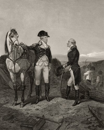 Primo incontro tra George Washington e Alexander Hamilton, da 