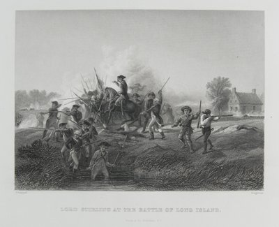 Lord Stirling alla battaglia di Long Island, 1776 da Alonzo Chappel