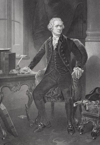 Ritratto di Alexander Hamilton da Alonzo Chappel