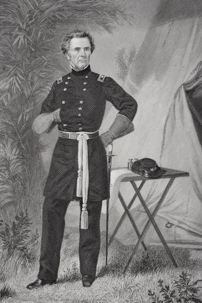 Ritratto di Ormbsy McKnight Mitchel (1809-62) da Alonzo Chappel