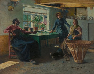 Olandese: Interno con le pescatrici da Alois Boudry