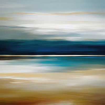 Astratto: Orizzonte blu e oro da Alpenglow Workshop