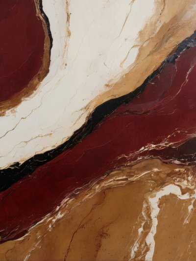 Marmo liquido rosso-oro da Alpenglow Workshop