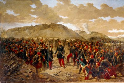 Guerra di Crimea (1853-1856): Mac-Mahon e i primi Zuavi a Malakoff, 8/09/1855 da Alphonse Antoine Aillaud