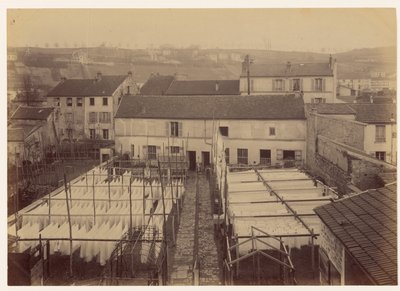 Omicidio della vedova Templier ad Arcueil ... Vista esterna della casa da Alphonse Bertillon