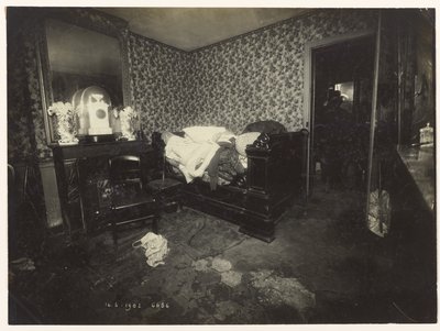 Crimine di passaggio del Poteau 17 da Alphonse Bertillon