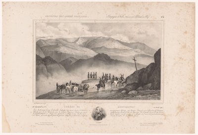 Soldati alla vigilia della Battaglia di Montenotte e ritratto di Amédée Emmanuel François Laharpe da Alphonse Bichebois