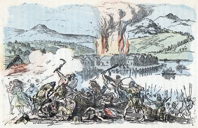 Preistoria: scena di guerra all