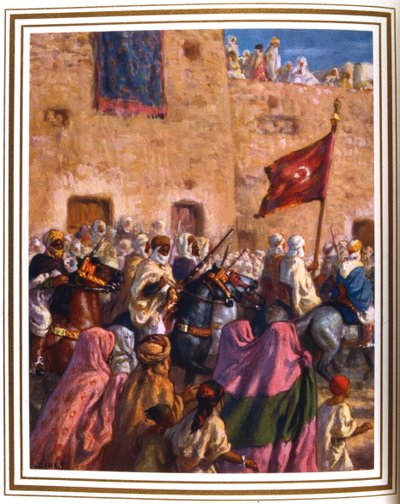 La partenza per El Djihad o la Guerra Santa, 1918 da Alphonse Etienne Dinet