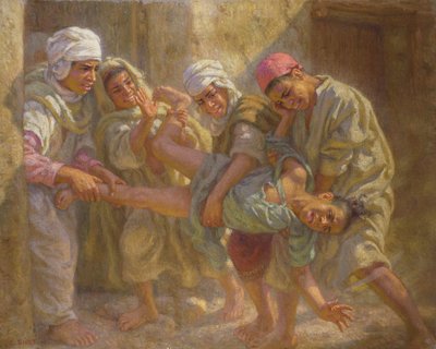 Lasciando la Scuola Coranica da Alphonse Etienne Dinet