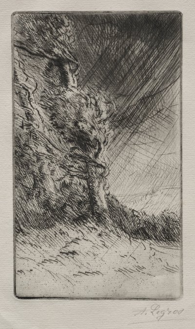 Una raffica di vento da Alphonse Legros