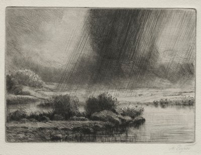 Una tempesta da Alphonse Legros