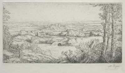 Una Valle in Borgogna da Alphonse Legros