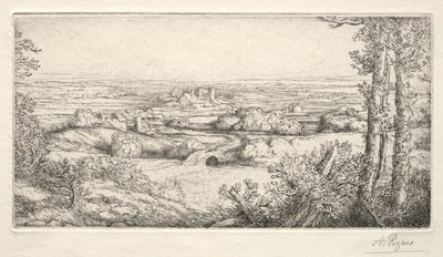 Una valle in Borgogna Une Vallée en Bourgogne da Alphonse Legros