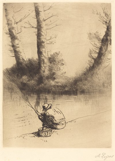 Il pescatore da Alphonse Legros