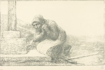 Ai Piedi della Croce (Au pied de la croix) da Alphonse Legros