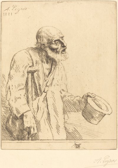 Il mendicante da Alphonse Legros