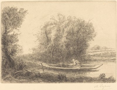Curva del fiume da Alphonse Legros