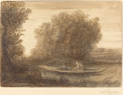 Un angolo di fiume da Alphonse Legros