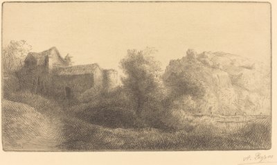 Ponte al mulino Le pont du moulin da Alphonse Legros