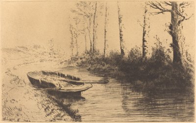 Canale visto alla luce del mattino da Alphonse Legros
