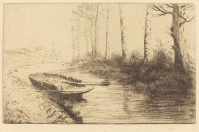 Canale visto alla luce del mattino Le canal: Effet du matin da Alphonse Legros