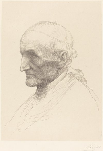 Cardinale Manning, seconda tavola da Alphonse Legros