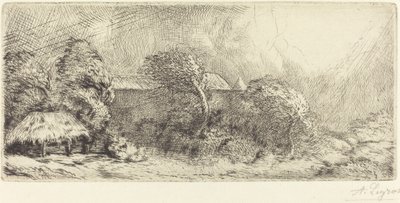 Chailli visto in una tempesta da Alphonse Legros