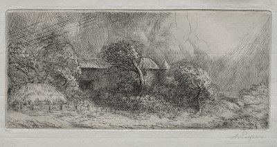 Chailli: effetto di tempesta da Alphonse Legros