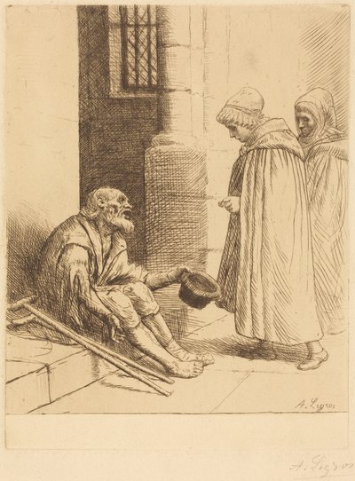 Carità da Alphonse Legros