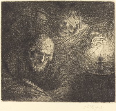 La morte e il filosofo da Alphonse Legros