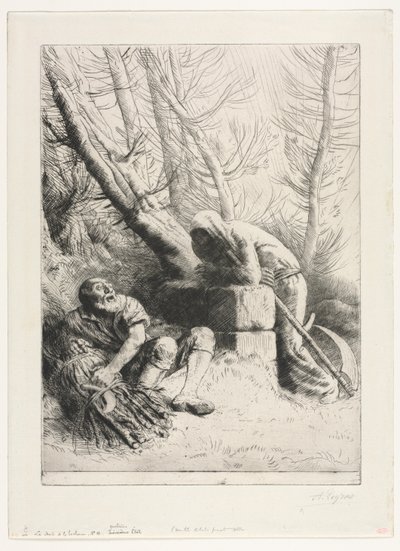 La morte e il taglialegna da Alphonse Legros
