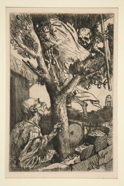 Morte su un Albero di Pero da Alphonse Legros