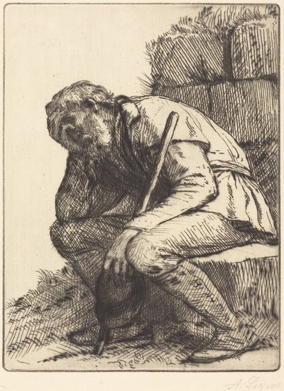 Uomo disperato da Alphonse Legros