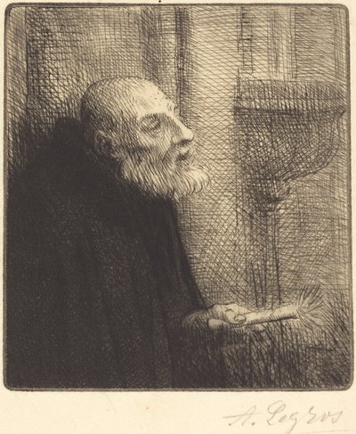 Distributore di acqua benedetta da Alphonse Legros