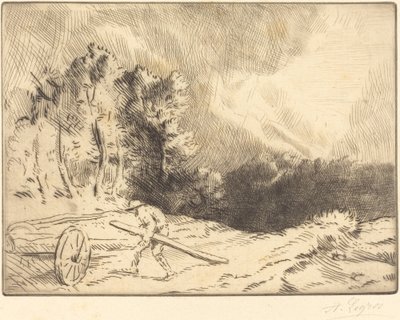 Bordo di una foresta in Borgogna da Alphonse Legros