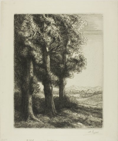 Bordo di un bosco da Alphonse Legros