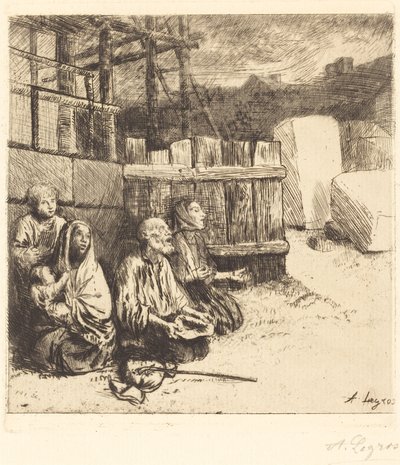 Mendicanti inglesi, 1875 da Alphonse Legros
