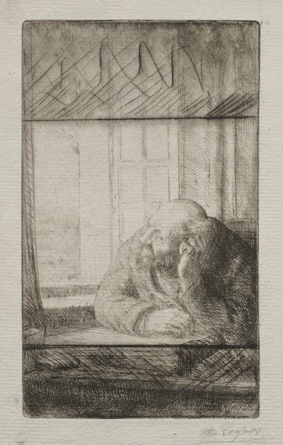 Sera alla Finestra da Alphonse Legros