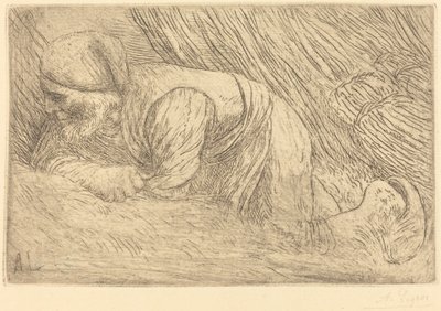 Raccoglitore di fascine (Le fagotier) da Alphonse Legros