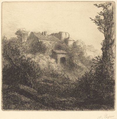 Fattoria su una collina da Alphonse Legros