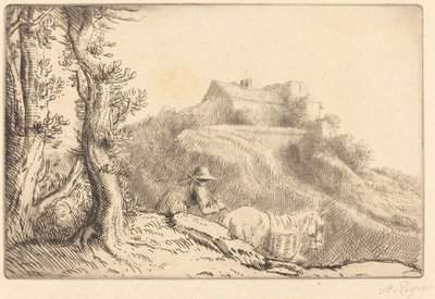 Fattoria su una collina da Alphonse Legros