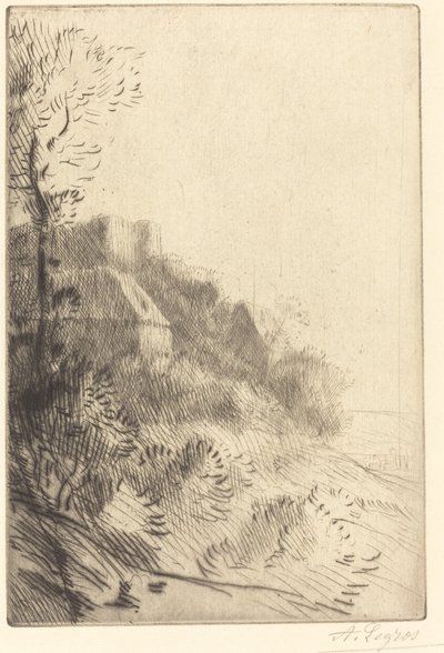 Fattoria su una collina al sole da Alphonse Legros