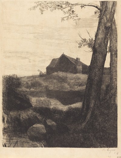 Fattoria con Grande Albero da Alphonse Legros