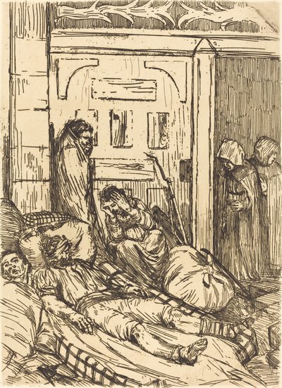 Ospedale da campo da Alphonse Legros