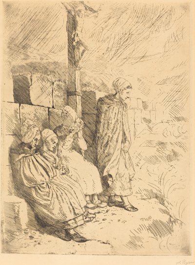 Mogli di pescatori da Alphonse Legros